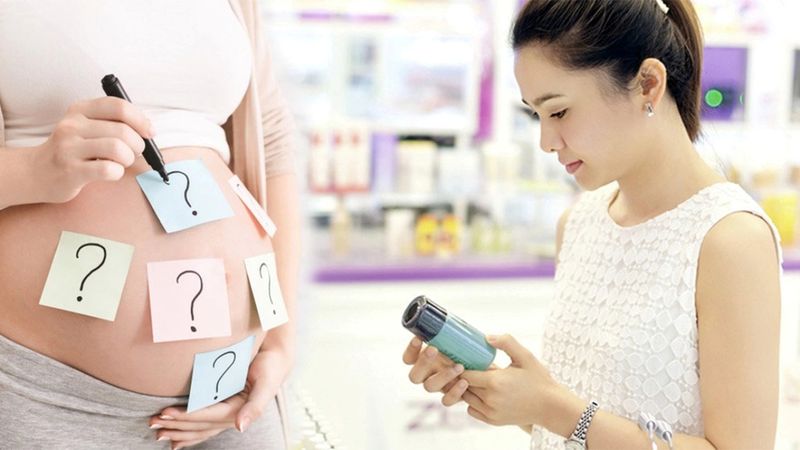 Các thành phần mỹ phẩm cần tránh khi mang thai